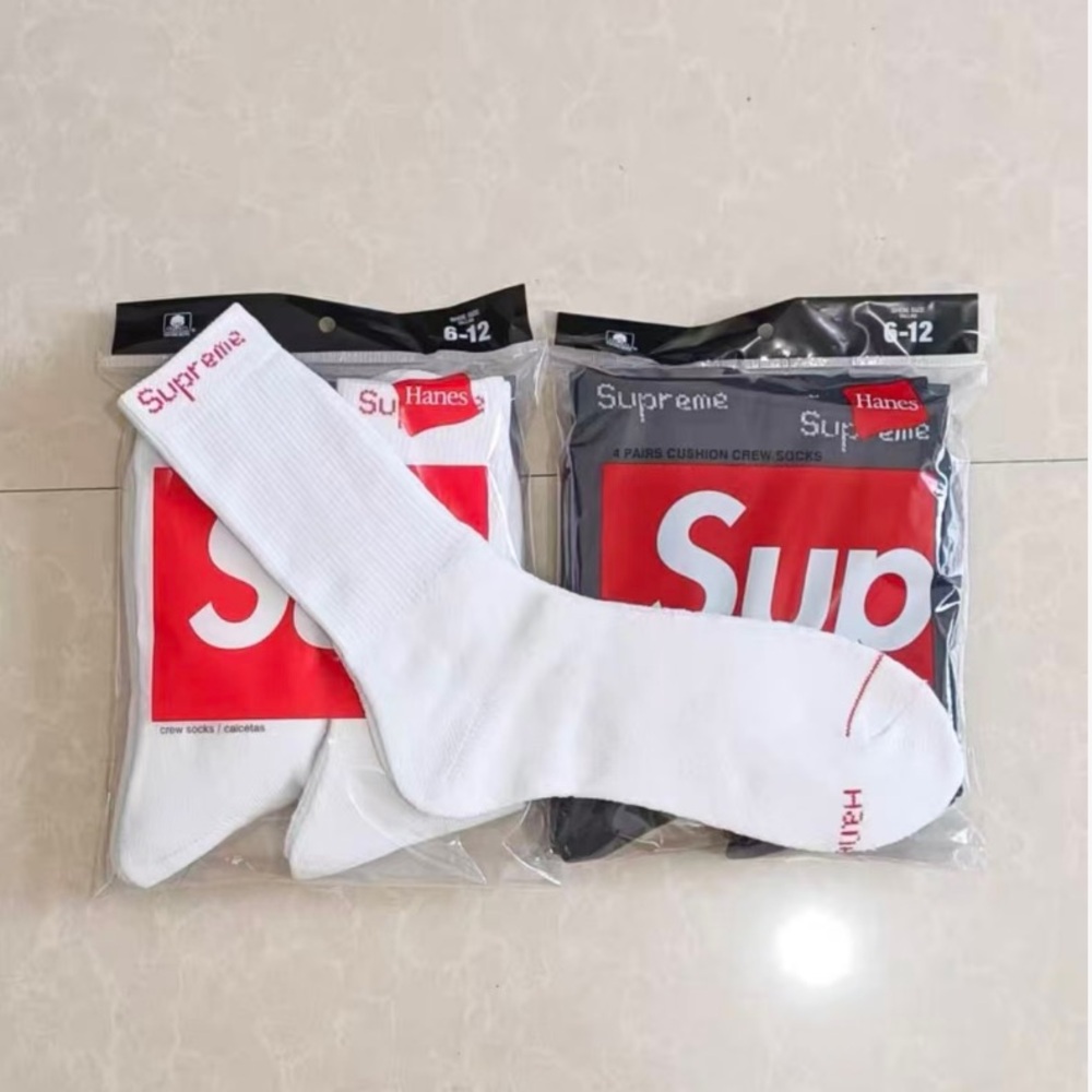 Supreme socks White - Picture 3 of 4